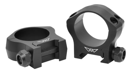 Warne 7213M Mountain Tech Scope Rings Matte Black 30mm Low 0 MOA