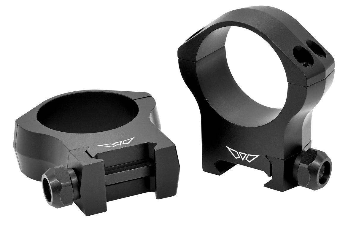 Warne 7222M Mountain Tech 34mm High Scope Rings Matte Black 0 MOA