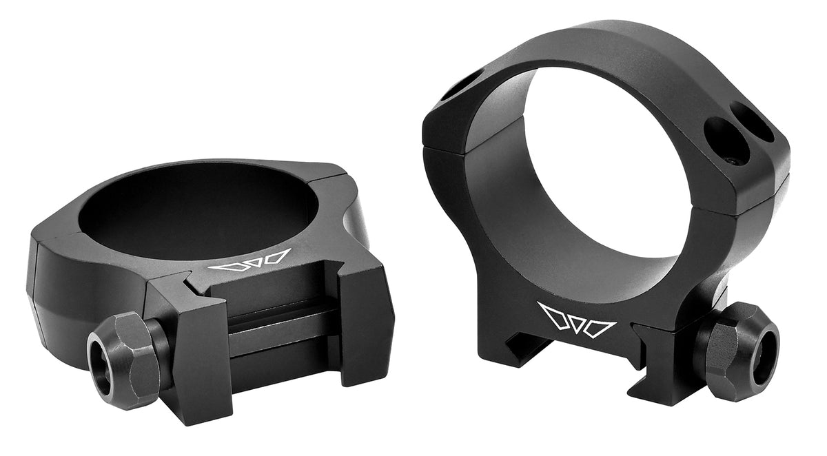 Warne 7240M Mountain Tech 35mm Low Scope Rings Matte Black 0 MOA