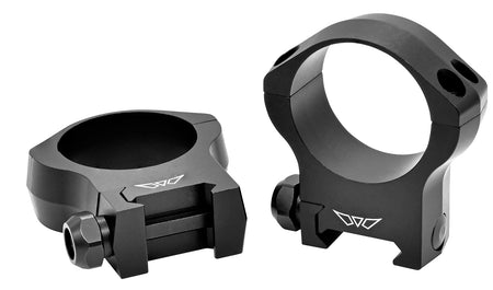 Warne 7242M Mountain Tech 35mm High Scope Rings Matte Black 0 MOA
