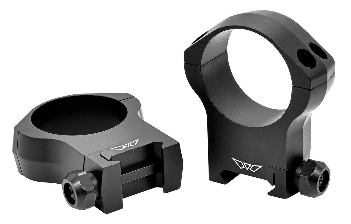 Warne 7244M Mountain Tech 35mm Ultra High Scope Rings Matte Black 0 MOA