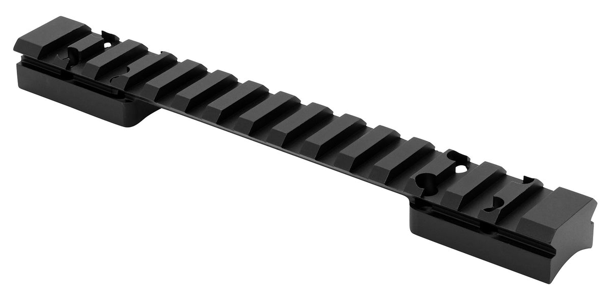 Warne 7642M Mountain Tech Tactical Rail Browning X-Bolt Long Action 0 MOA Black Anodized