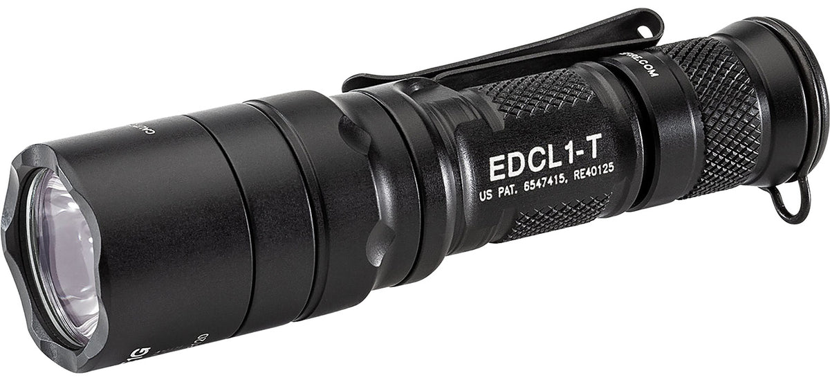 SureFire EDCL1-T Everyday Carry Light Black Anodized 5/500 Lumens White LED