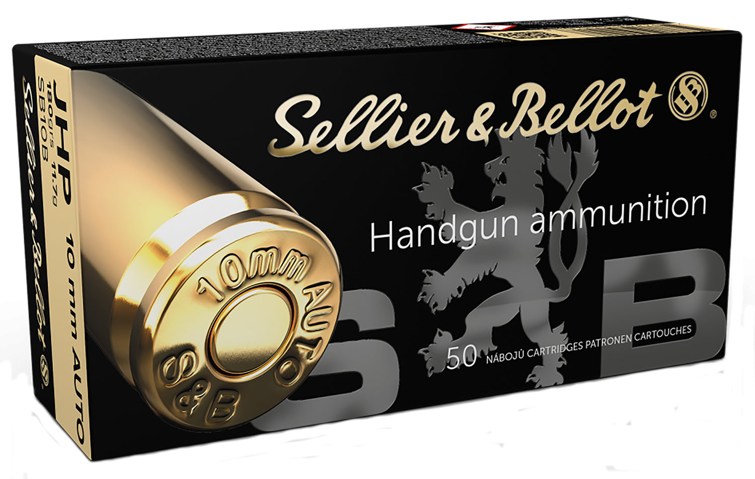Sellier and Bellot Handgun 10mm Auto 180 gr JHP ammo