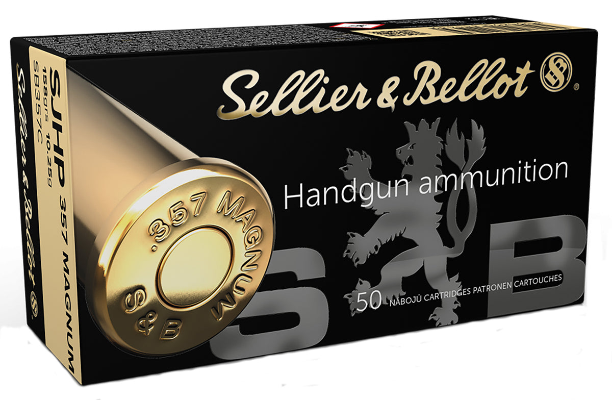 Sellier and Bellot Handgun .357 Magnum 158 gr JSP ammo