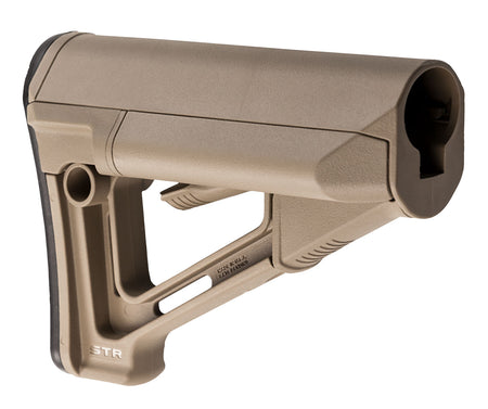 Magpul MAG470-FDE STR Carbine Stock Flat Dark Earth Synthetic for AR-15/M16/M4 Mil-Spec Tube