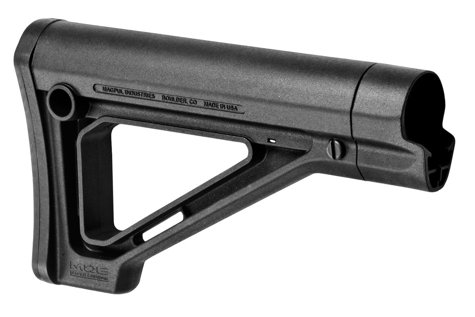 Magpul MAG480-BLK MOE Fixed Carbine Stock Black Synthetic for AR-15/M16/M4 Mil-Spec Tube, 8.80" OAL