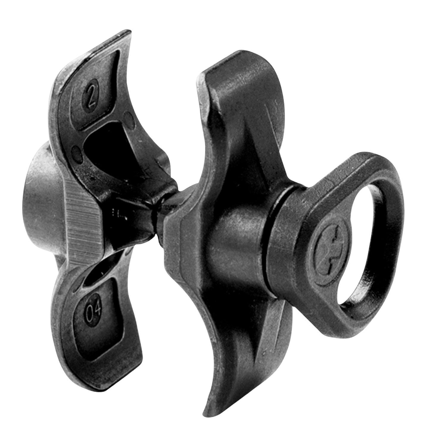 Magpul MAG493BLK Forward Sling Mount Steel Melonite Black for Mossberg 590A1 with SGA Stock