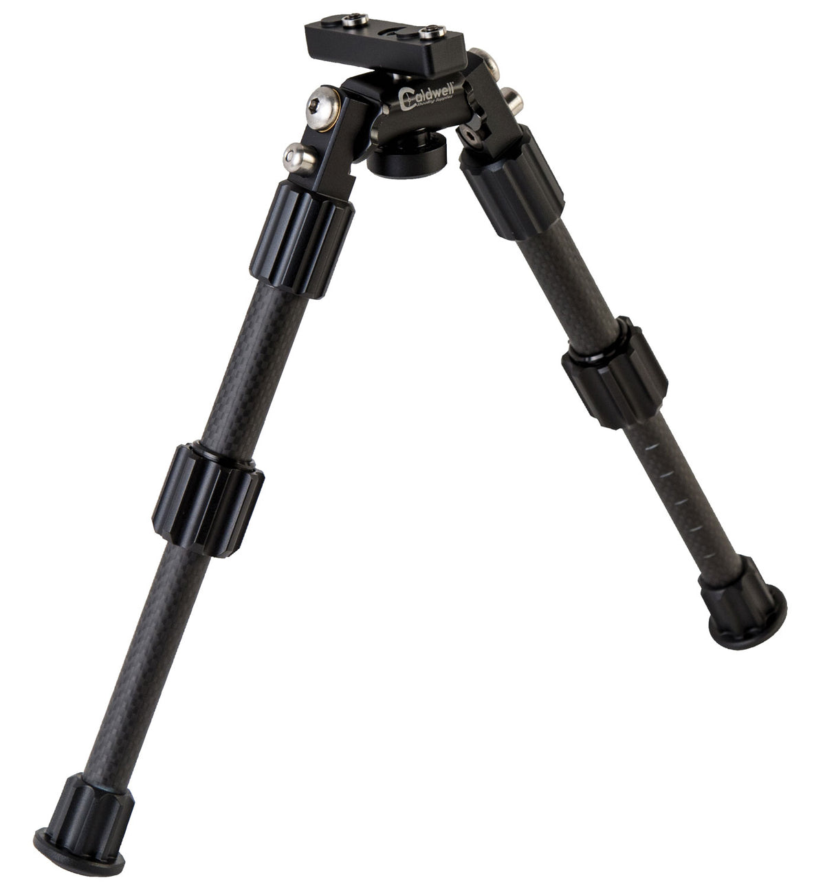 Caldwell Accumax Premium M-LOK KeyMod Bipod 6-9 Inch Black Carbon Fiber