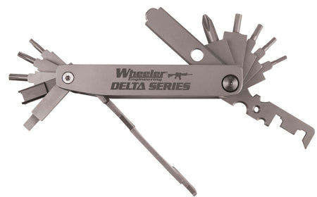 Wheeler Delta Series Compact AR Multi-Tool with Nylon Sheath, Folding Stainless Steel