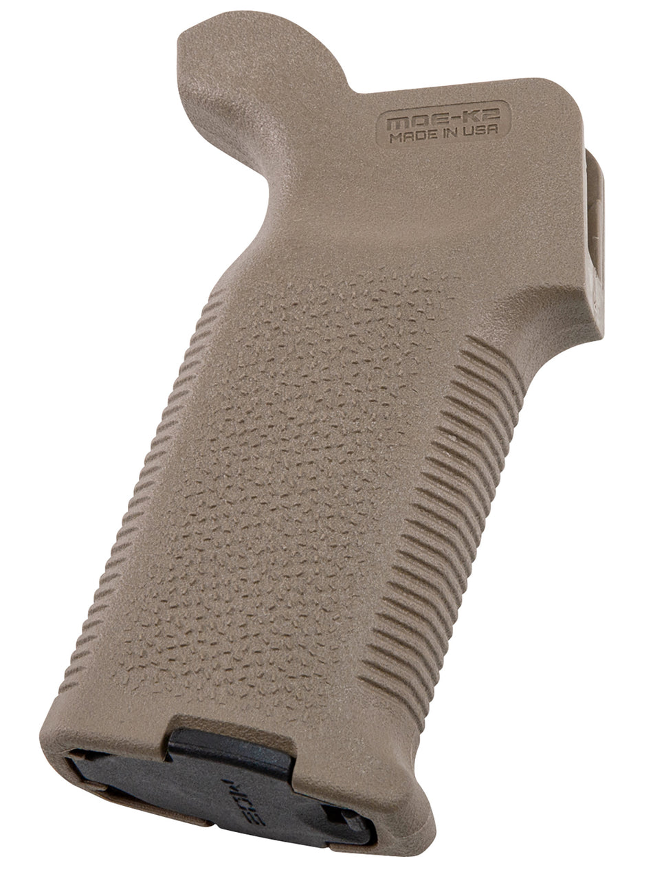 Magpul MAG522-FDE MOE-K2 Grip Flat Dark Earth Polymer Aggressive Textured for AR-15/M4