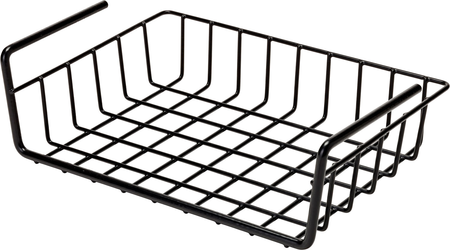 SnapSafe 76012 Hanging Wire Shelf Basket for Gun Safes Black 12" x 9" x 2.5"