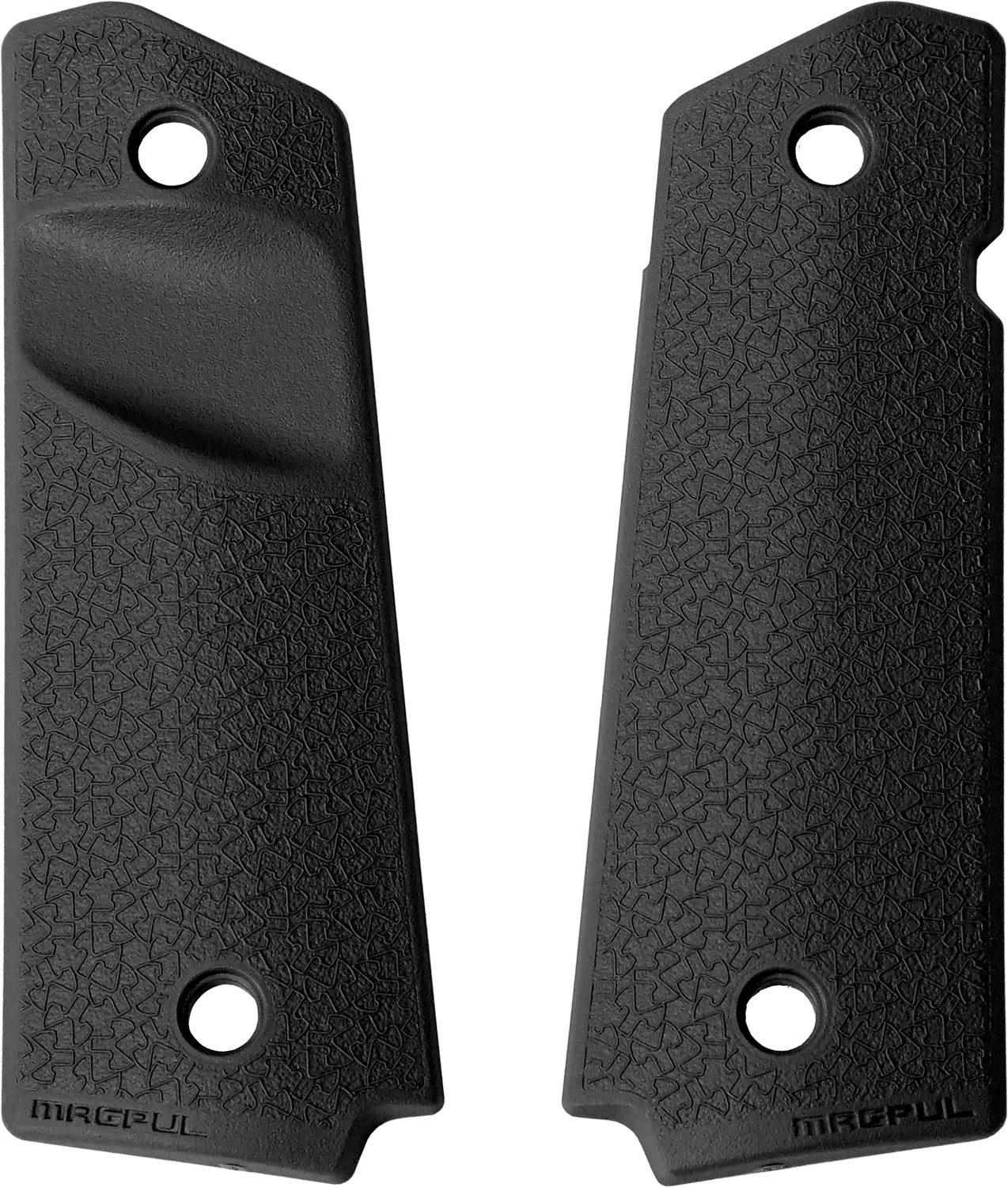 Magpul MAG524-BLK MOE 1911 Grip Panels Anti-Slip Black Polymer Full-Size Frame
