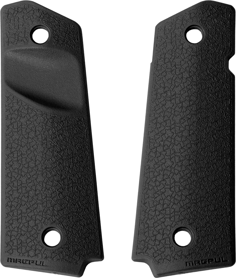Magpul MAG524-BLK MOE 1911 Grip Panels Anti-Slip Black Polymer Full-Size Frame