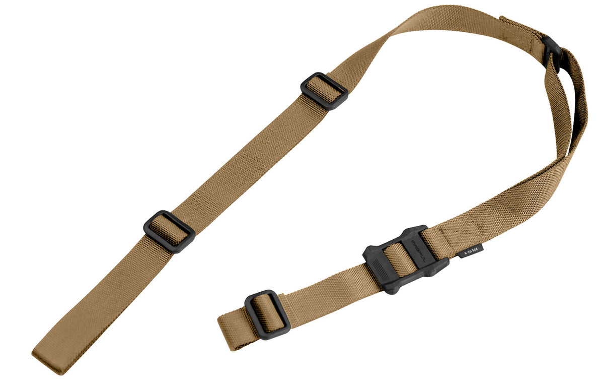 Magpul MAG513COY MS1 Coyote Tan Nylon Two-Point Rifle Sling 48"-60" OAL Adjustable