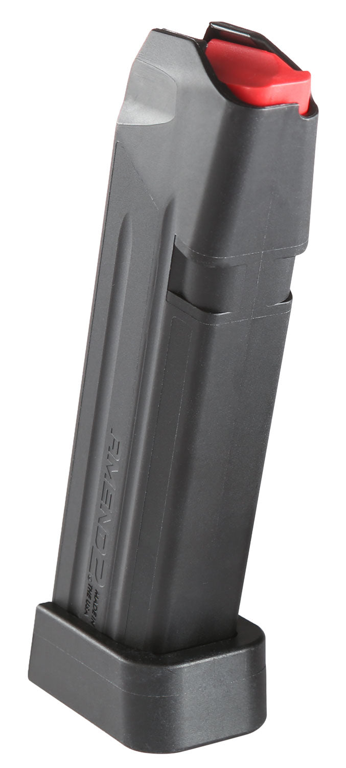 Amend2 A2GLOCK17BLK A2-17 18-Round 9mm Luger Glock 17 Compatible Handgun Magazine Black Polymer