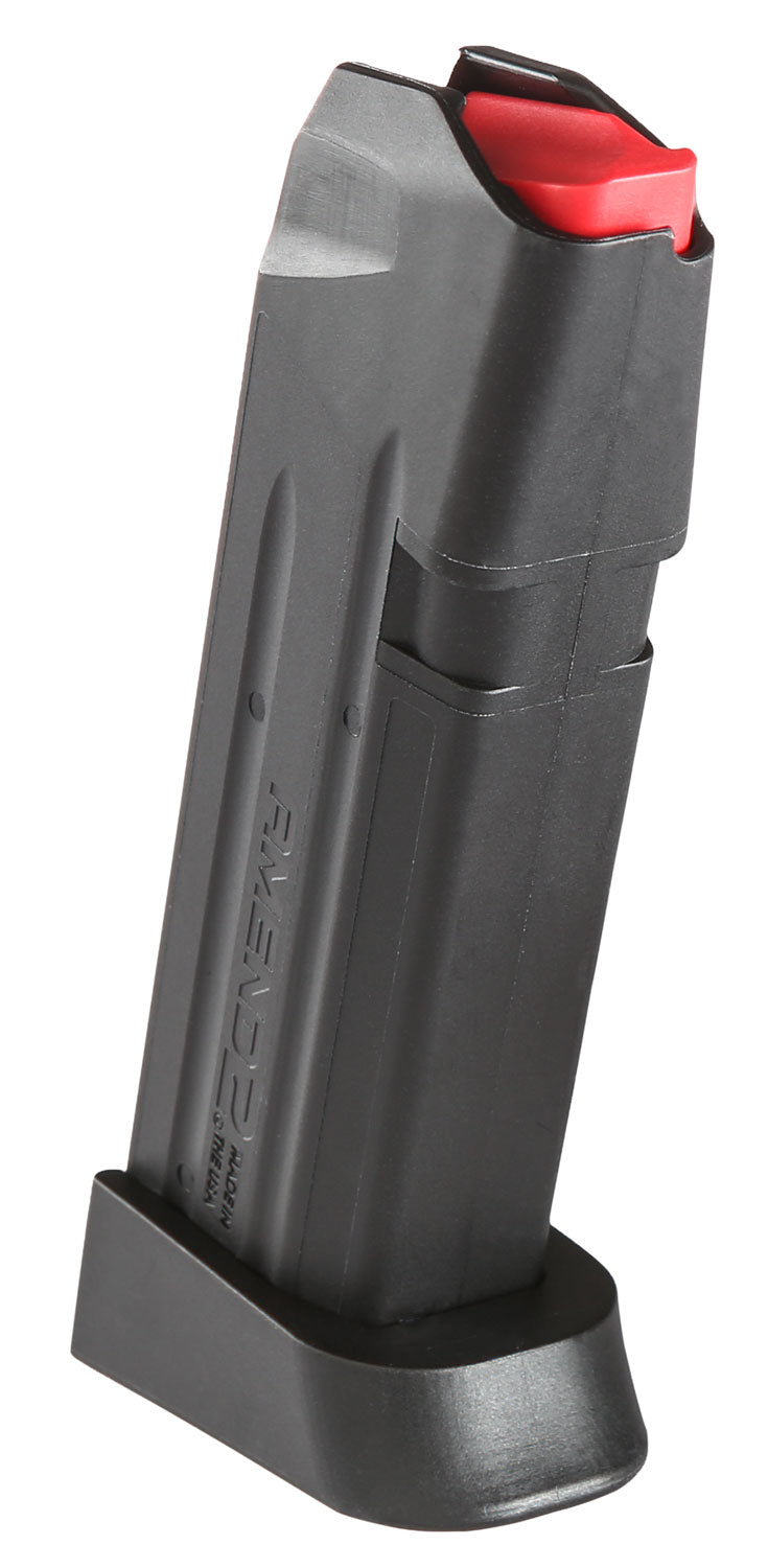 Amend2 A2GLOCK19BLK A2-19 15-Round 9mm Luger Glock 19 Compatible Handgun Magazine Black Polymer