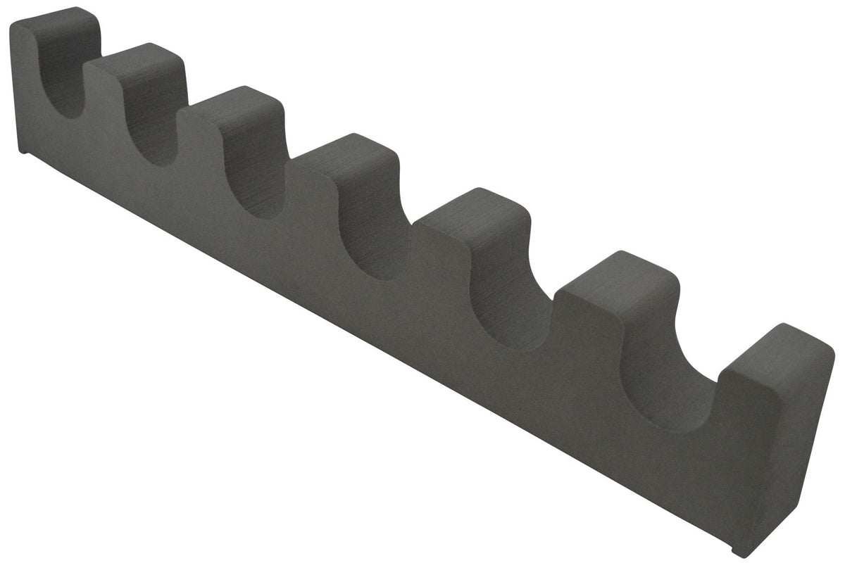 BenchMaster BMWEBR6 WeaponRack 6-Rifle Rest, Black Foam, Lightweight with Magnetic Strip Base