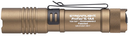 Streamlight 88073 ProTac 1L-1AA EDC Flashlight Coyote 350 Lumens White C4 LED CR123/AA