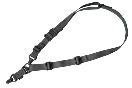 Magpul MAG514GRY MS3 Gen2 Gray Nylon One-Two Point Rifle Sling 48"-60" OAL Adjustable