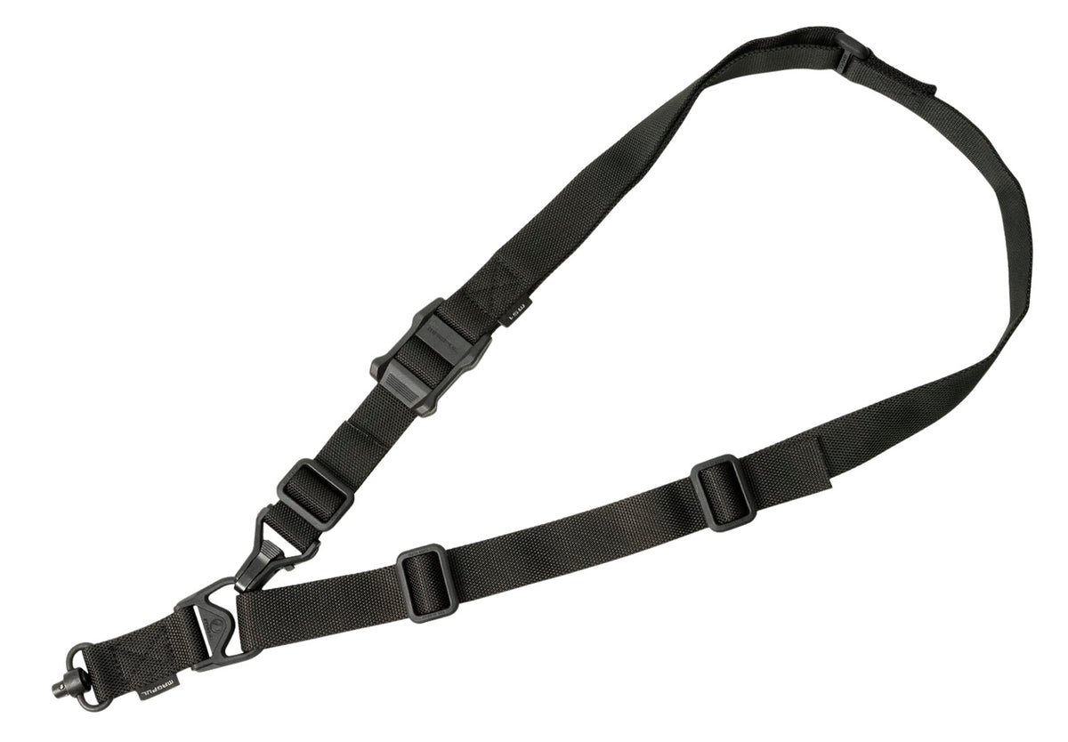 Magpul MAG515BLK MS3 Single QD GEN2 Sling Black Nylon 48"-60" One-Two Point Rifle