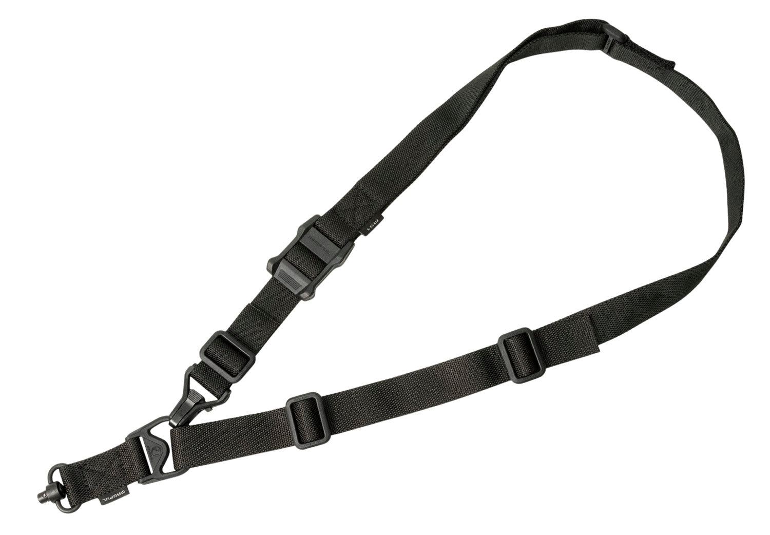 Magpul MAG515BLK MS3 Single QD GEN2 Sling Black Nylon 48"-60" One-Two Point Rifle