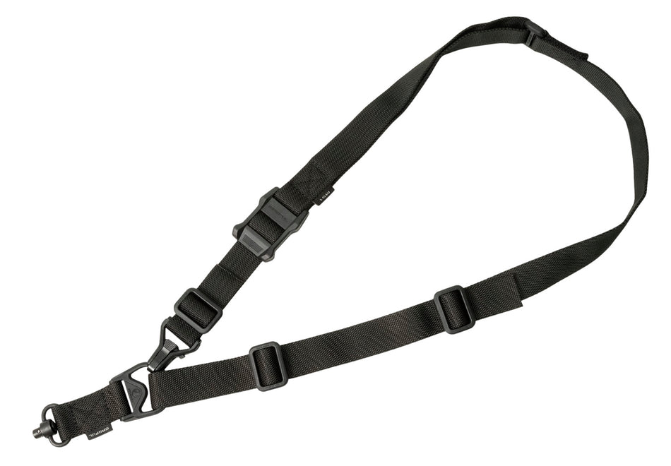 Magpul MAG515BLK MS3 Single QD GEN2 Sling Black Nylon 48"-60" One-Two Point Rifle