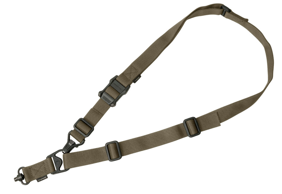 Magpul MAG515RGR MS3 Single QD GEN2 Sling Ranger Green Nylon 48"-60" One-Two Point Rifle