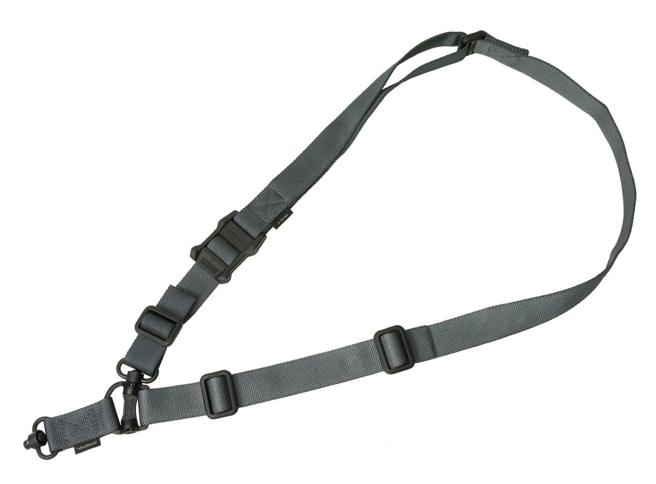 Magpul MAG518GRY MS4 Dual QD GEN2 Sling Stealth Gray Nylon 48"-60" One-Two Point AR Platform