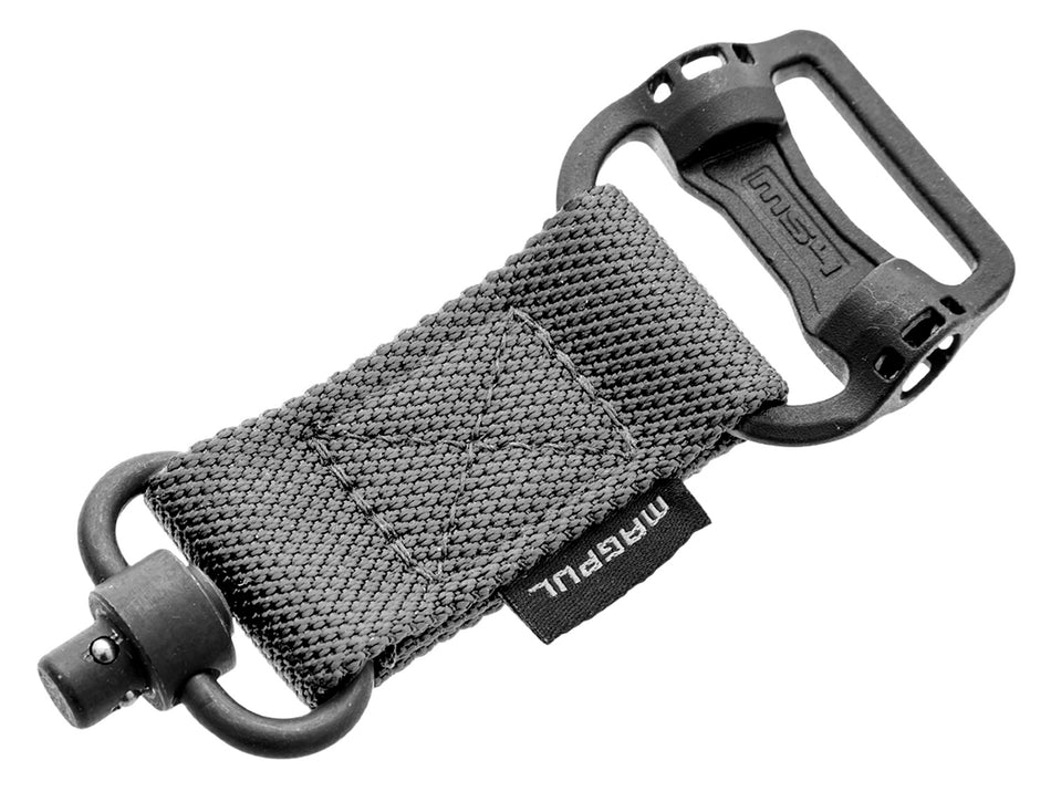 Magpul MAG519-GRY MS1/MS4 Sling Adapter – Stealth Gray, QD Swivel, 1.25" Nylon Webbing, AR-15/AK