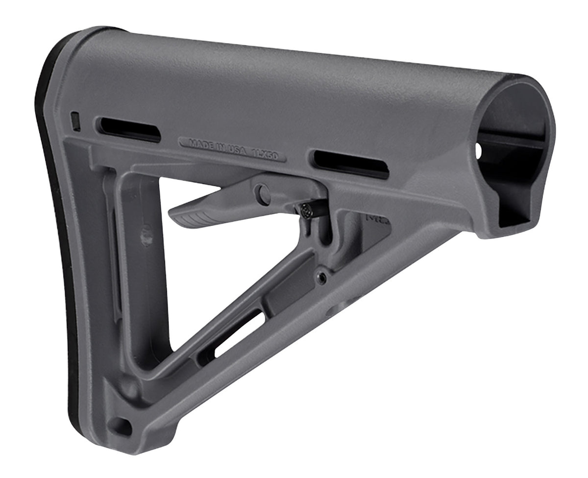 Magpul MAG400-GRY MOE Carbine Stock Stealth Gray Synthetic for AR-15/M16/M4 Mil-Spec Tube