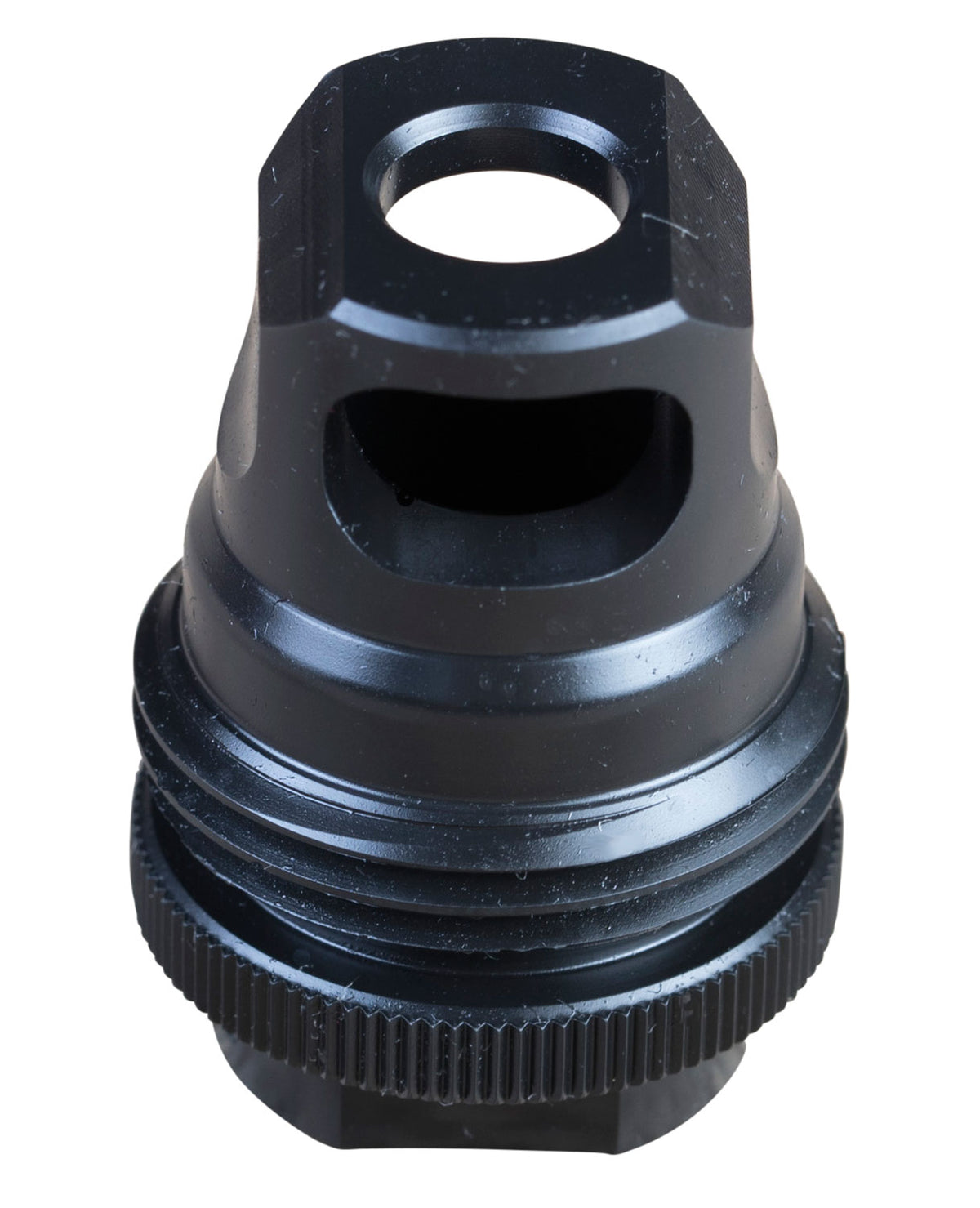 SilencerCo AC2628 ASR Single Port Muzzle Brake Black Steel 1/2"-28 Threads 9mm Luger