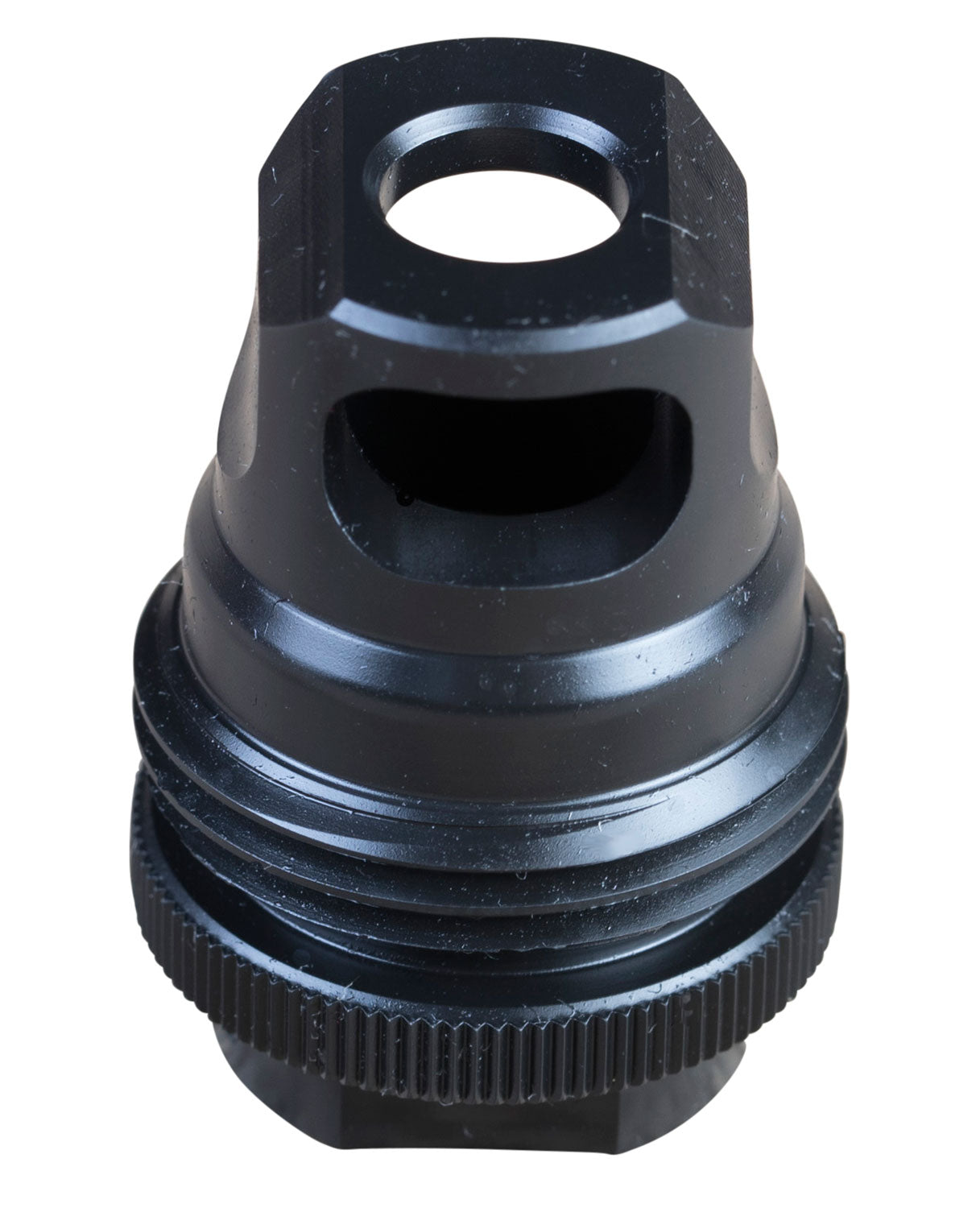 SilencerCo AC2628 ASR Single Port Muzzle Brake Black Steel 1/2"-28 Threads 9mm Luger