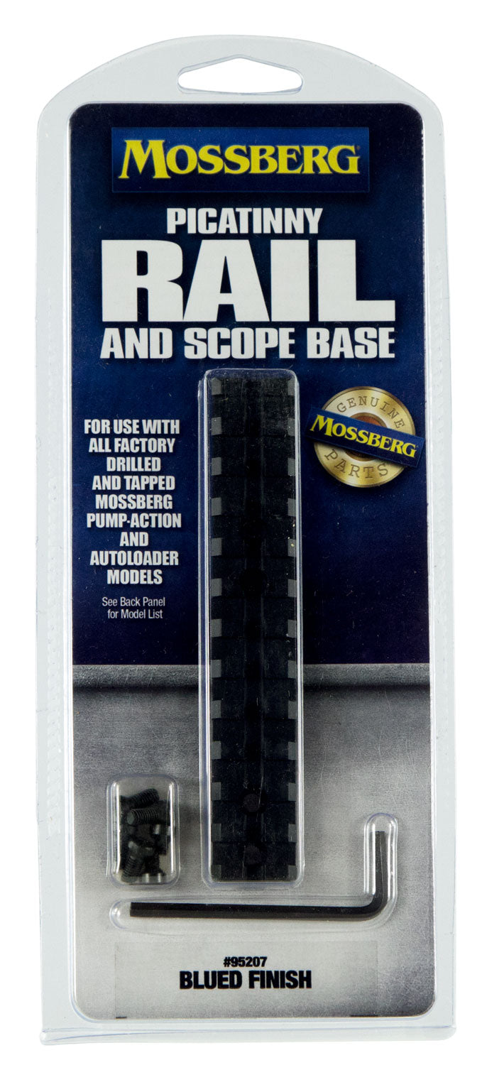 Mossberg 95207 Picatinny Rail Scope Mount Base Black for Drilled and Tapped Firearms