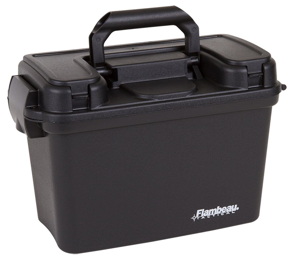 Flambeau 6430SD Tactical Dry Box with Removable Tray and Storage Compartment Black Polymer