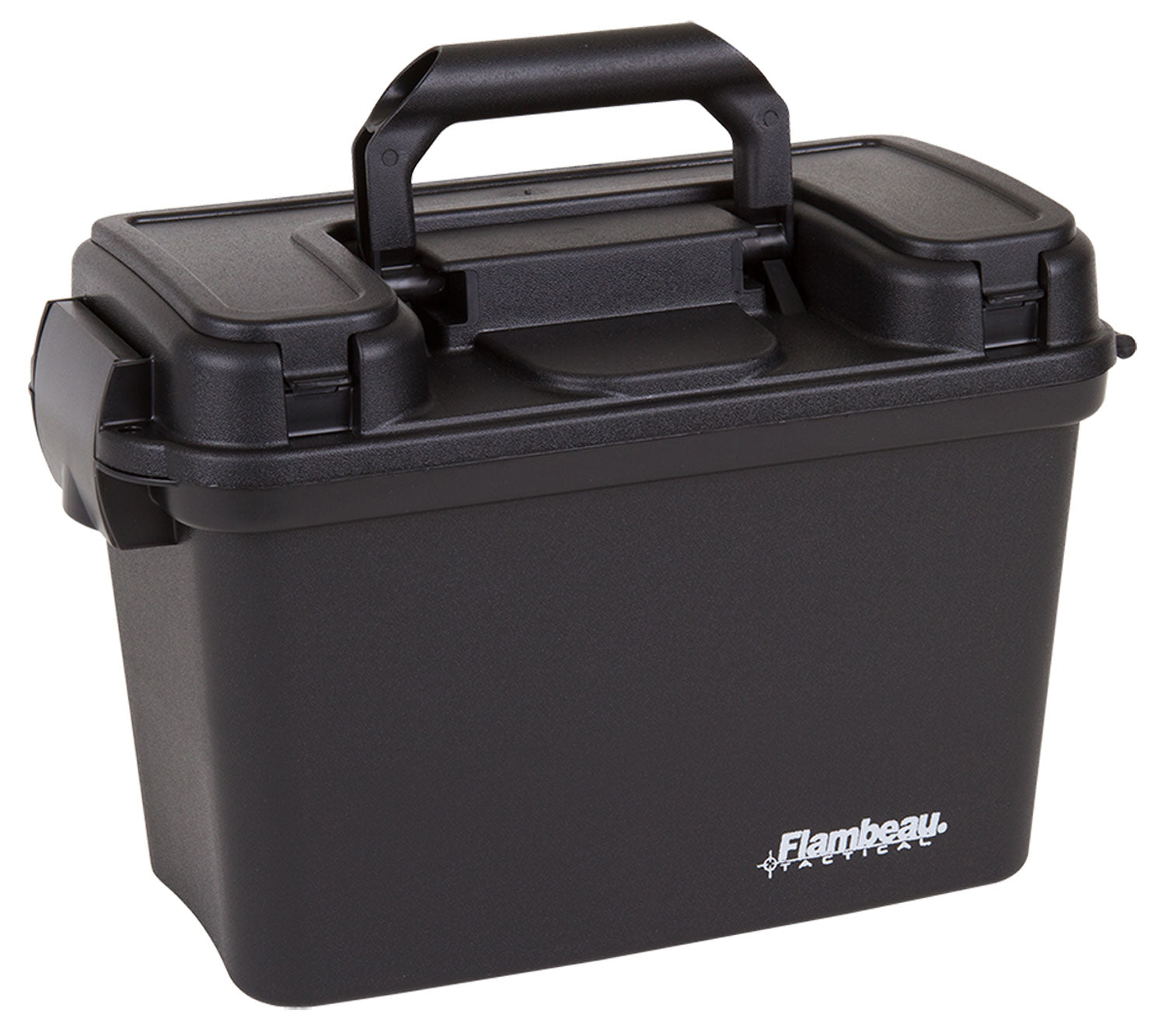 Flambeau 6430SD Tactical Dry Box with Removable Tray and Storage Compartment Black Polymer