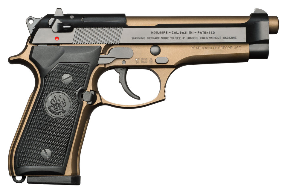 BERETTA 92FS 9MM 4.9" 2-15RD BRONZE