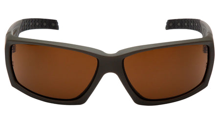 Pyramex VGSG718T Venture Gear Tactical Overwatch Safety Glasses Adult Bronze Lens Anti-Fog OD Green Frame