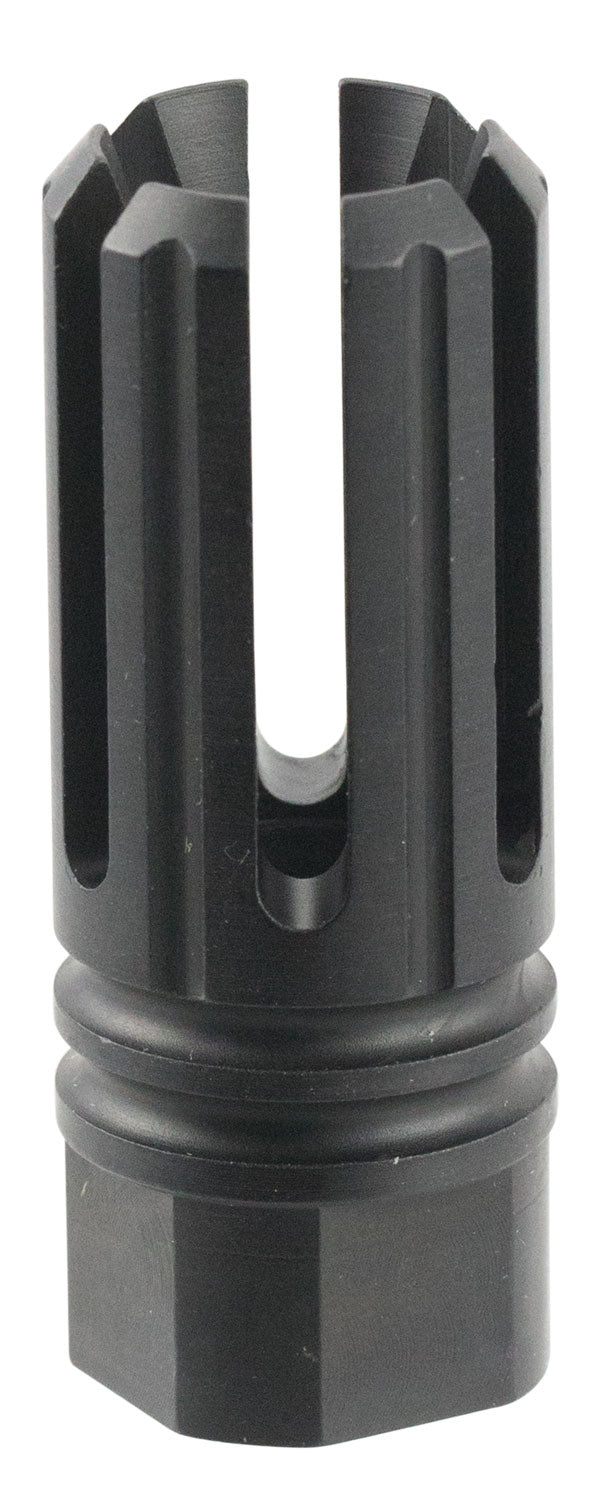 TacFire MZ10053BN AR-10 6-Prong Flash Hider Black Nitride Steel 5/8-24 tpi 308 Win