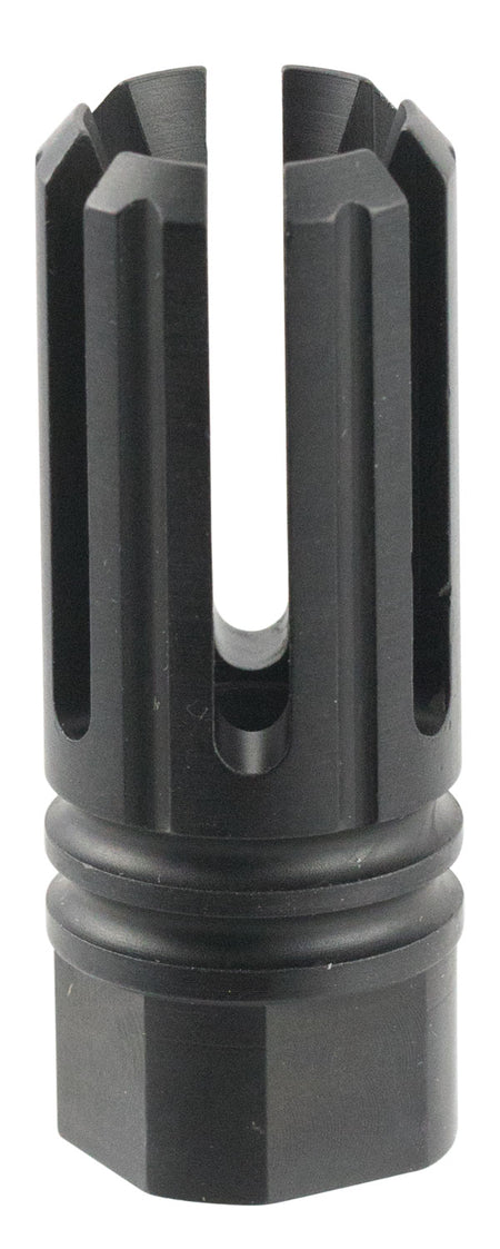 TacFire MZ10053BN AR-10 6-Prong Flash Hider Black Nitride Steel 5/8-24 tpi 308 Win
