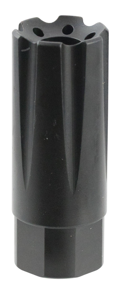 TacFire MZ10209MM AR-Platform 9mm Luger Linear Compensator Black Nitride Steel 1/2-36 tpi