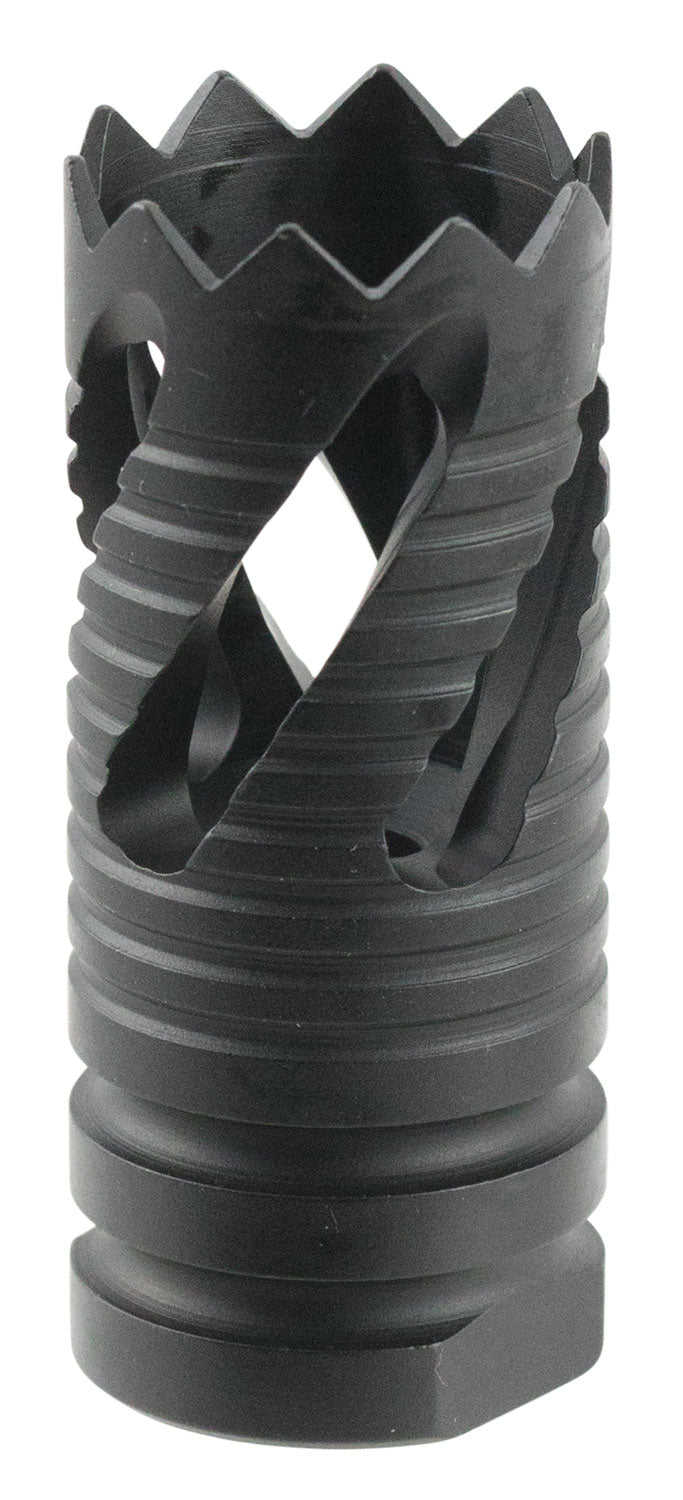 TacFire MZ1021 AR-15 Thread Crown Muzzle Brake Black Oxide Steel 1/2-28 tpi 5.56x45mm