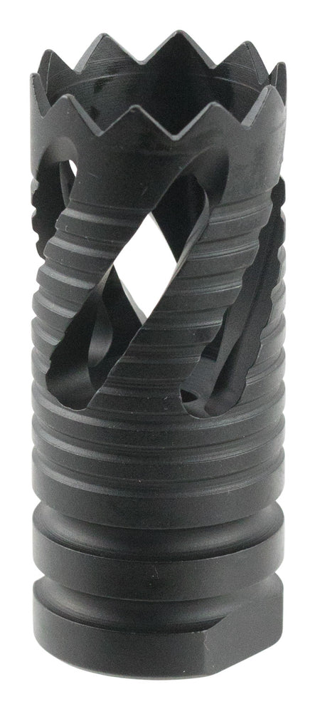TacFire MZ1021 AR-15 Thread Crown Muzzle Brake Black Oxide Steel 1/2-28 tpi 5.56x45mm