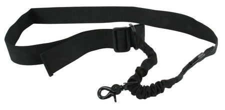 TacFire SL001B Single Point Double Bungee Sling Black Nylon 20"-30" Adjustable Rifle/Shotgun