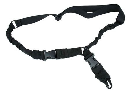 TacFire SL003B 2-to-1 Point Double Bungee Rifle Sling Black Nylon 30"-40" Adjustable