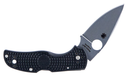 Spyderco C41PBK5 Native 5 Lightweight 2.95" Folding Spear Point Plain CPM S35VN SS Blade Black FRN Handle