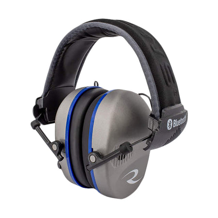 Radians R3700 Quad Mic Bluetooth Electronic Earmuff 24 dB Over-the-Head Pewter/Black Adult