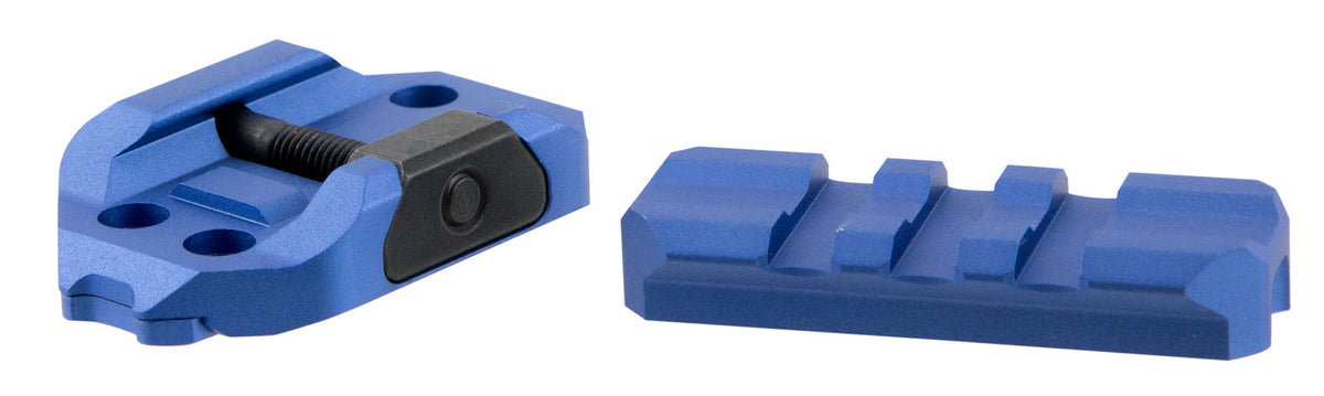 Strike Industries REXRISERBL R.E.X. Riser Blue Anodized Low Profile Picatinny Optic Riser for AR Platforms