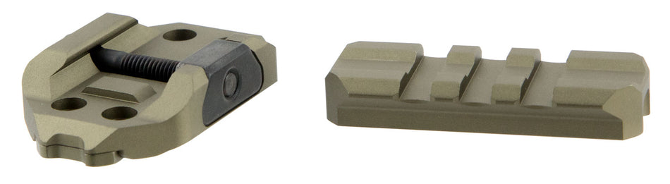 Strike Industries REXRISERFD R.E.X. Riser Flat Dark Earth Anodized Low Profile AR Picatinny Optic Riser