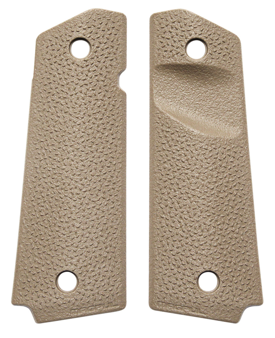 Magpul MAG544-FDE MOE 1911 Grip Panels with Aggressive TSP Texture in Flat Dark Earth Polymer (Full Size)